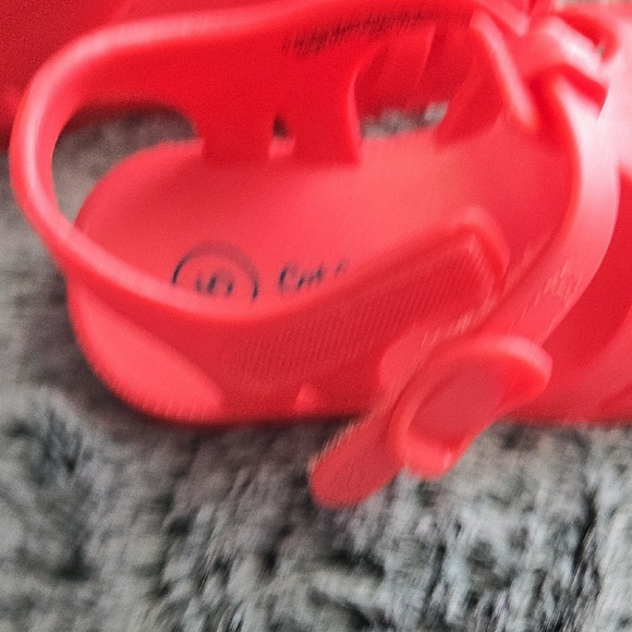 Cat & Jack Kids Neon Pink Sandals - Picture 6 of 6